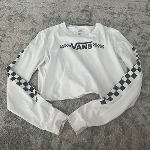 Vans cropped long sleeve shirt